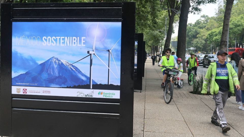 'México Sostenible' estará disponible en Paseo de la Reforma hasta el 4 de agosto.