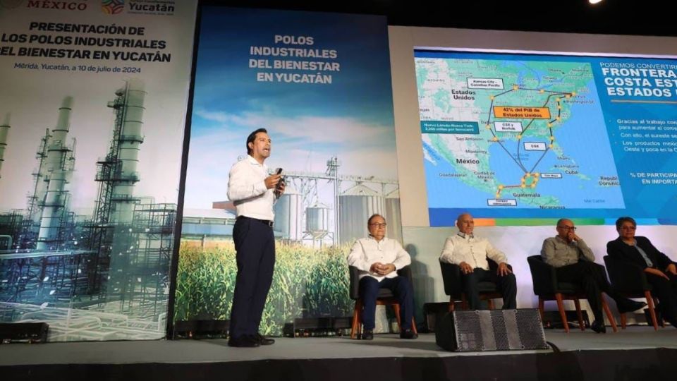 Con los dos Polos Industriales del Bienestar se podrá potenciar las inversiones en todo el territorio y en el sur sureste, y así atraer inversiones en 11 ramas de la industria