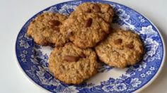 Galletas caseras de plátano con avena, receta saludable y baja en calorías