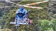 Entre árboles y con ayuda de un helicóptero: así fue como socorristas localizaron una aeronave con dos cadáveres en Guatemala