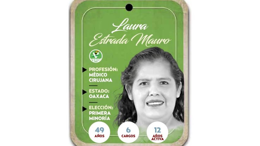 ¿Quién es Laura Estrada Mauro? Senadora por primera minoría del PVEM