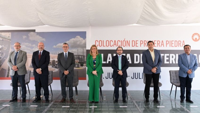 Coloca Maru Campos primera piedra de la nueva planta de la empresa Becton Dickinson en Ciudad Juárez