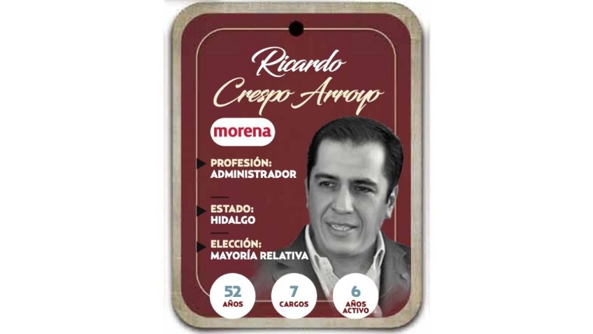 ¿Quién es Ricardo Crespo Arroyo? Diputado por mayoría relativa de Morena