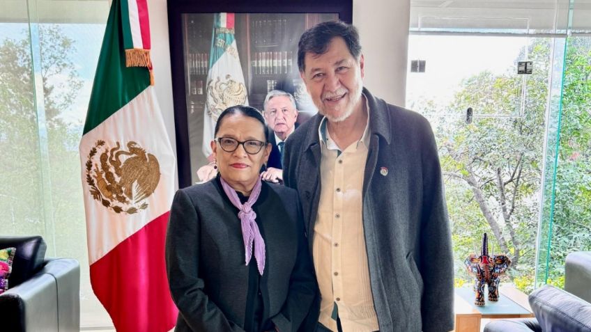 Rosa Icela Rodríguez se reúne con Gerardo Fernández Noroña y reconoce su destacada labor con las causas del pueblo de México