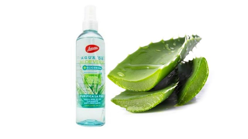 El agua de aloe vera con glicerina de solo 40 pesos para hidratar profundamente la piel