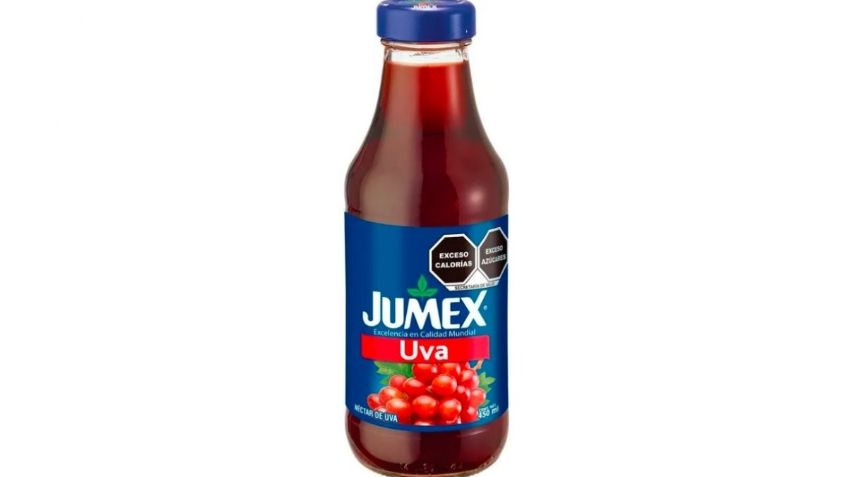 Alertan por el consumo de Jumex de uva, contiene un aditivo cancerígeno