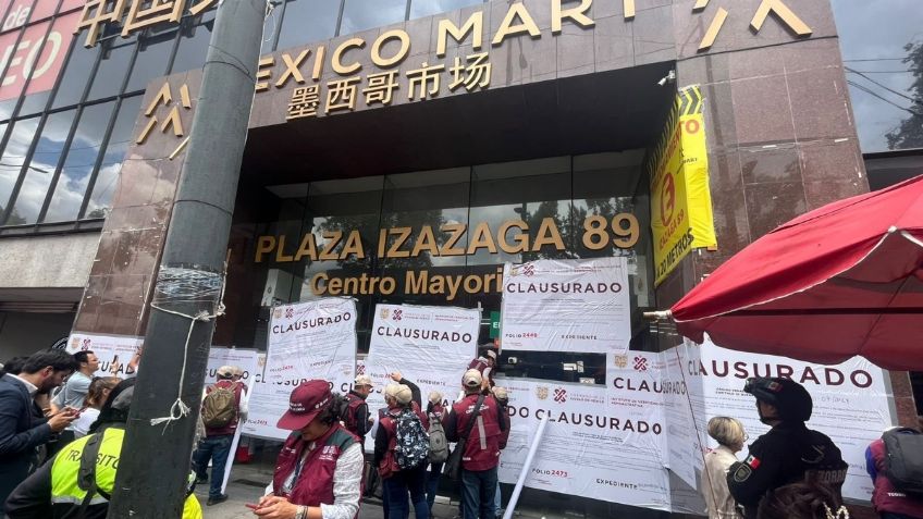 Plaza Izazaga 89: “no importa mañana van a volver a abrir”, empleados gritan molestos tras clausura