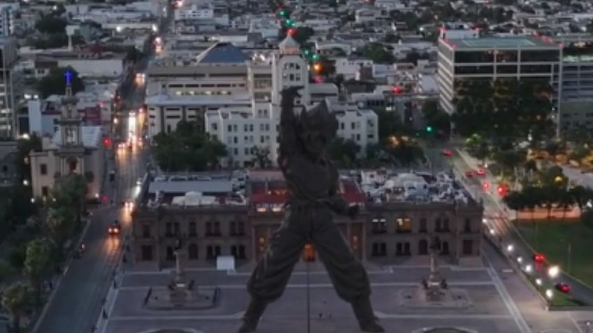 Enorme estatua de Goku en Monterrey causa alboroto en redes sociales