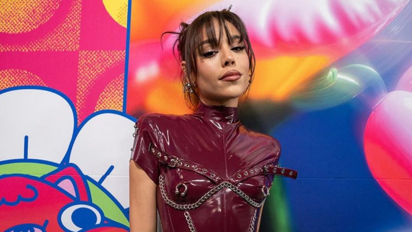 Danna Paola se roba la alfombra de los Premios MIAW con un espectacular vestido de látex que le costó 100 mil pesos