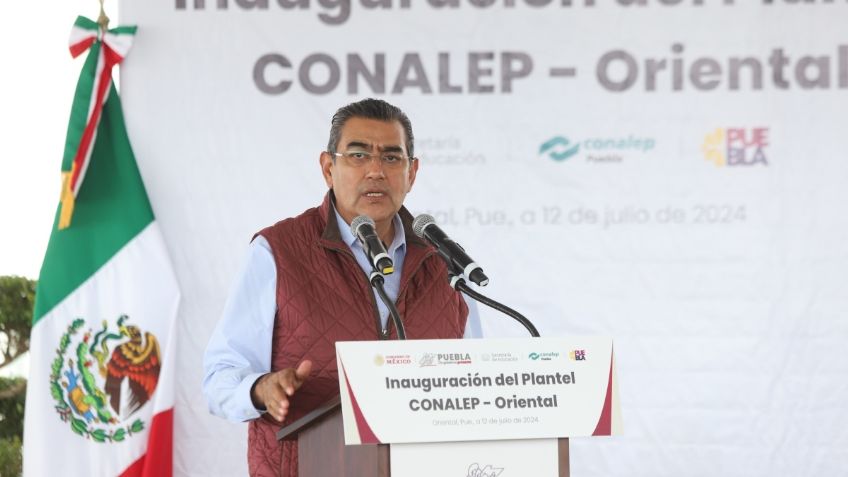 Sergio Salomón inaugura Conalep Plantel Oriental: estudiantes contribuirán al desarrollo de sus comunidades