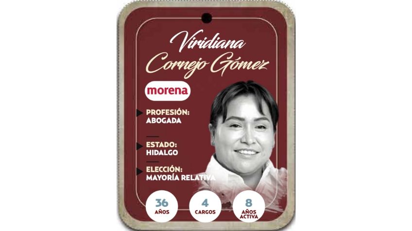 ¿Quién es Viridiana Cornejo Gómez? Diputada por mayoría relativa de Morena