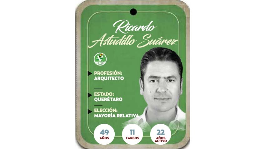 ¿Quién es Ricardo Astudillo Suárez? Diputado por mayoría relativa del PVEM