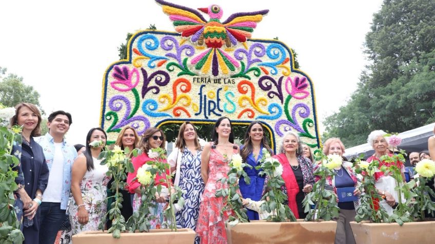 En medio de una gran fiesta, Lía Limón inaugura La Feria de las Flores