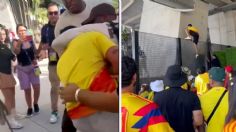 Copa América: graban enfrentamientos entre aficionados colombianos y policías previo a la final Argentina Colombia