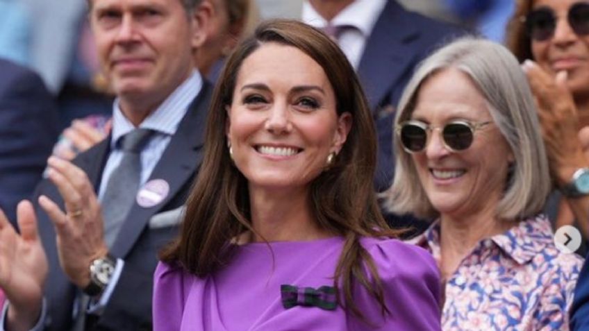 Kate Middleton reapareció en Wimbledon 2024 con un vestido morado que esconde un mensaje esperanzador