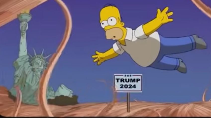 Los Simpsons lo vuelven a hacer: esta fue la predicción que involucra a Donald Trump de la serie animada para este 2024