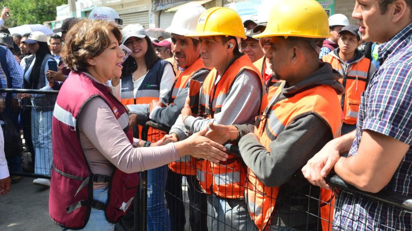 Arranca Delfina Gómez obras de la transformación en oriente  y habrá dos trabajos más