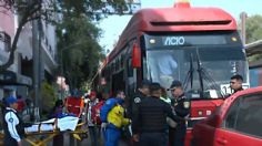 Accidente en Metrobús de Línea 1 deja 12 lesionados en avenida Insurgentes