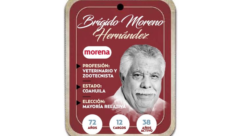 ¿Quién es Brígido Moreno Hernández? Diputado por Mayoría Relativa de Morena