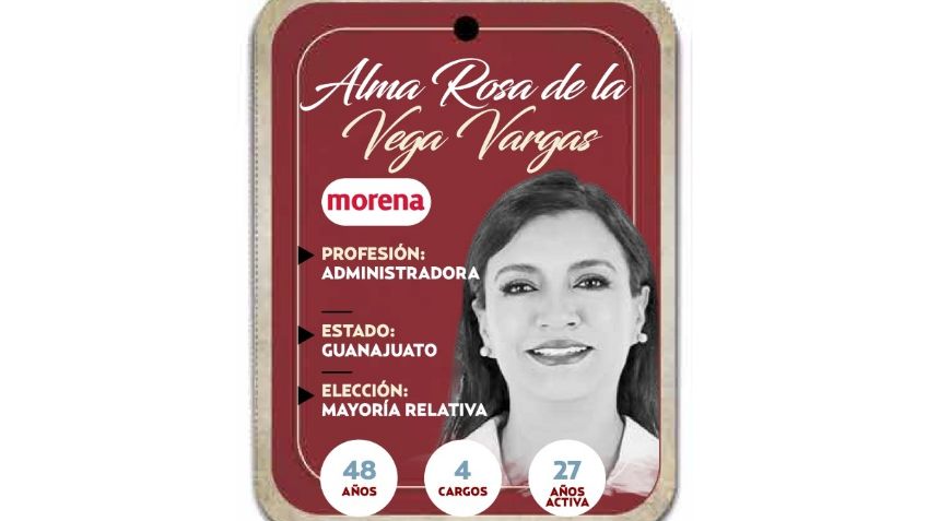 ¿Quién es Alma Rosa de la Vega Vargas? Diputada por Mayoría Relativa de Morena