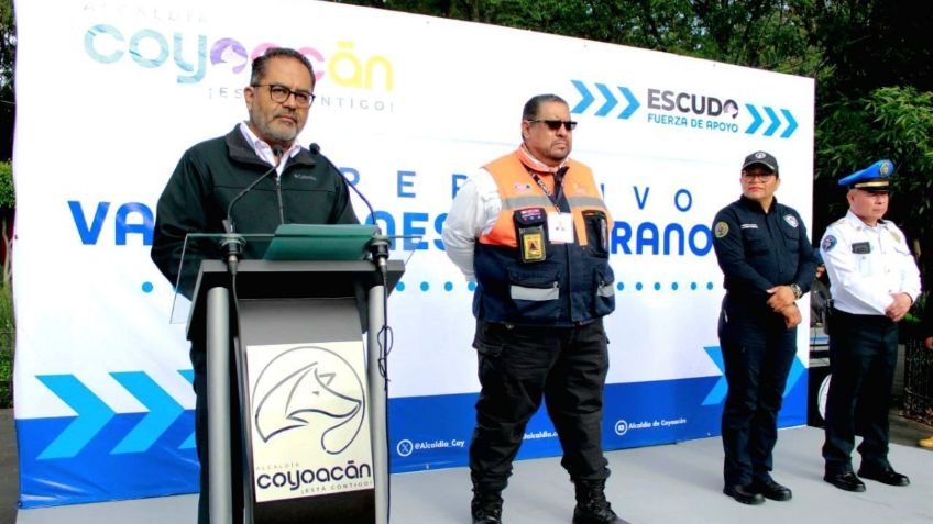 Se refuerza seguridad en Coyoacán por temporada vacacional