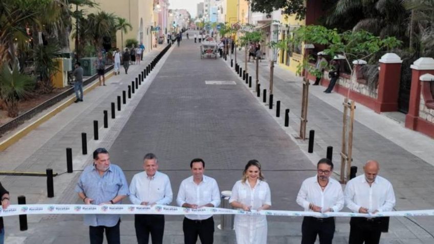 Entrega Mauricio Vila Dosal el Corredor Turístico y Gastronómico de Mérida