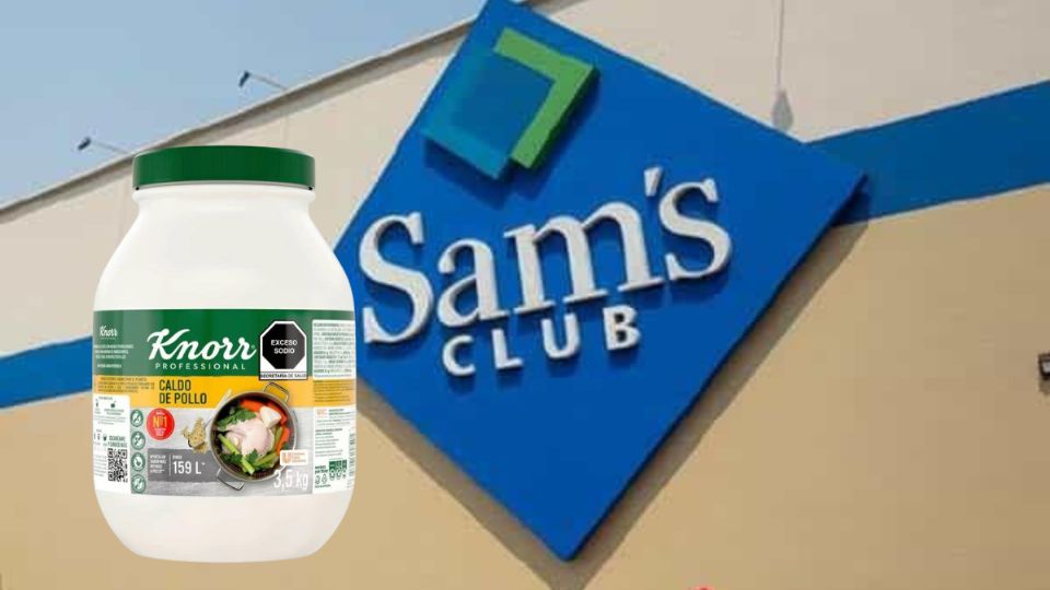 Sam's Club oferta Knorr pollo. Fuente: producción El Heraldo de México