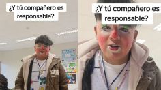 VIDEO | Joven llega a la escuela vestido de "payasito" y se hace viral, ¡la responsabilidad ante todo!