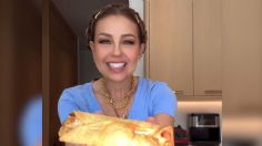 Thalía presume sus dones en la cocina y comparte su fácil receta para hacer “flautas dietéticas”