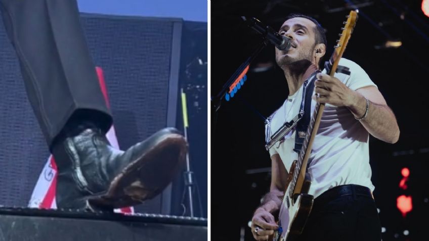 Fans piden “coperacha” para José Madero porque en pleno concierto usó botas rotas | VIDEO