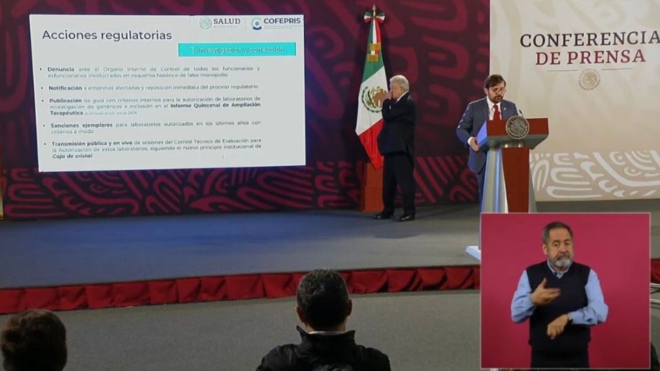 Cofepris dio a conocer las acciones regulatorias que emprenderá.