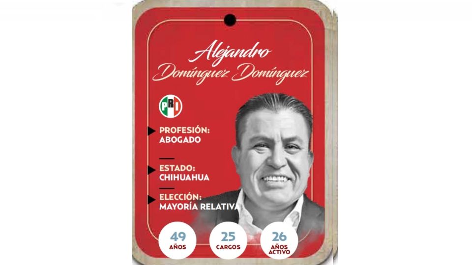 Alejandro Domínguez Domínguez será diputado por el PRI en la LXVI Legislatura.