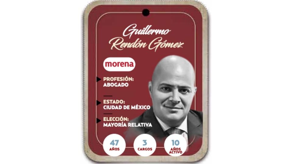 Rendón Gómez actualmente tiene 47 años, cuenta con una licenciatura en Derecho