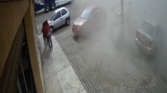 VIDEO: por unos centímetros, familia se salva de choque en la México-Tuxpan