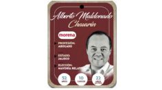 Conoce a Alberto Maldonado Chavarín, diputado por mayoría relativa por Morena