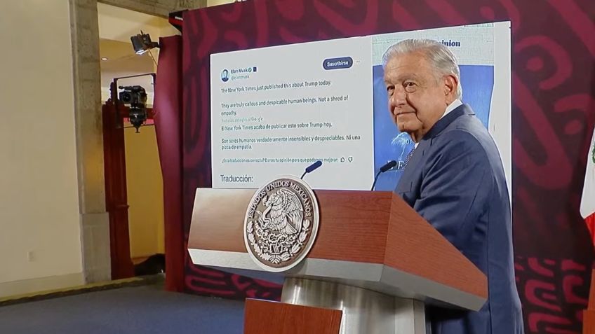 AMLO arremete contra el New York Times por su portada sobre Donald Trump tras su atentado