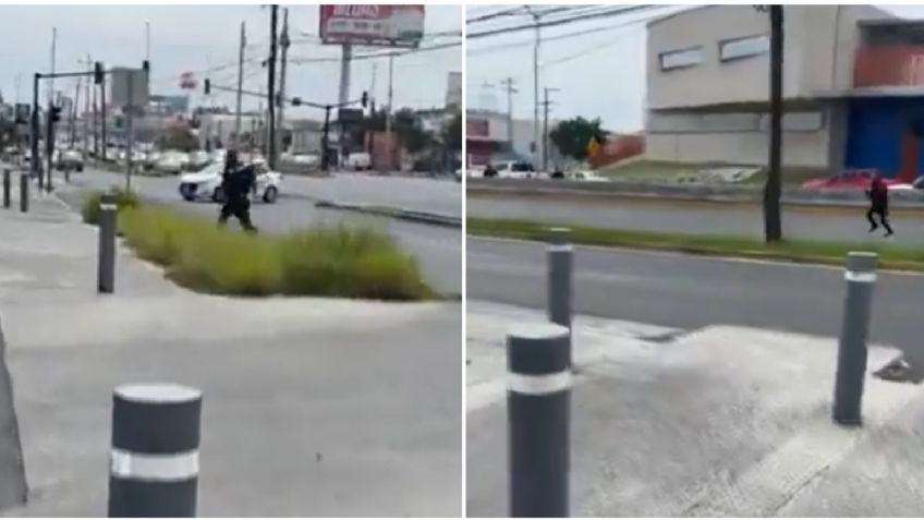 Persecución en San Nicolás de los Garza: caen 3 hombres con camioneta robada en Nuevo León