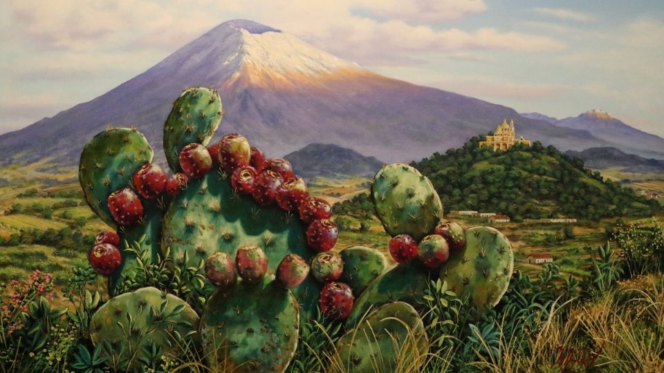 El pintor Antonio Delmar expone en el Museo de Arte de Tlaxcala