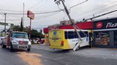 VIDEO: autobús de pasajeros arrasa Oxxo en Edomex; hay 14 heridos