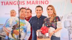 Evelyn Salgado entrega apoyos del Tianguis Marino 2024 en Zihuatanejo