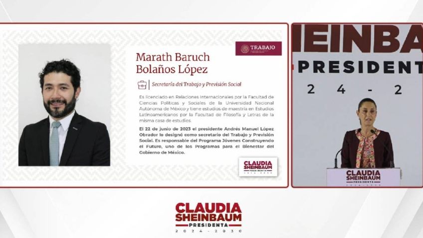 Marath Baruch seguirá al frente de la Secretaría del Trabajo