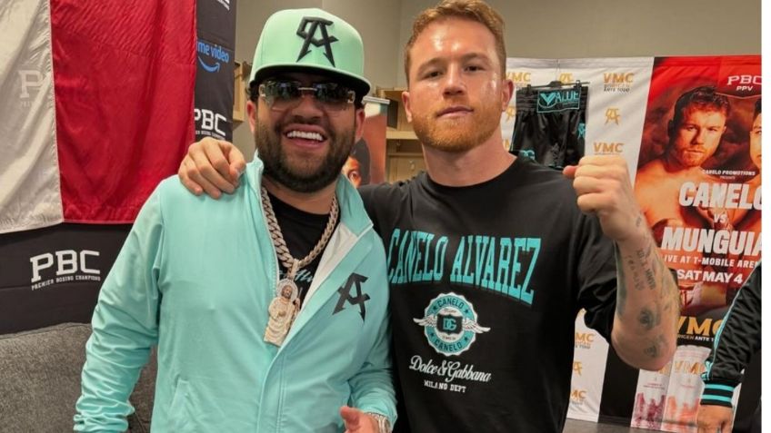 El Canelo le regala un hermoso y costoso caballo a su amigo Luis R Conriquez: FOTO