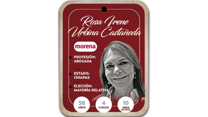 ¿Quién es Rosa Irene Urbina Castañeda, conoce a tu próxima diputada?