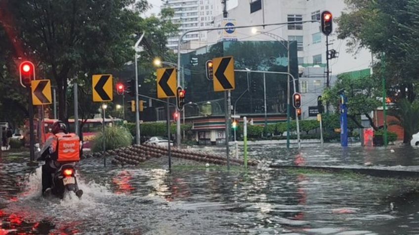 Activan alerta roja por fuertes lluvias y granizo en tres alcaldías de CDMX: MAPA