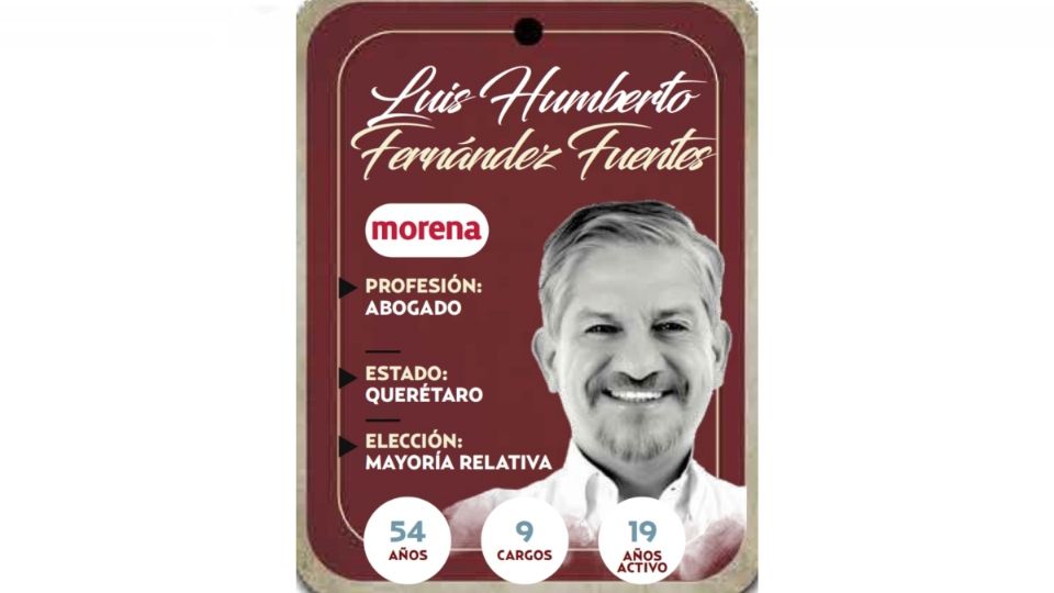 Luis Humberto Fernández Fuentes será diputado por el Partido del Trabajo en la LXVI Legislatura.
