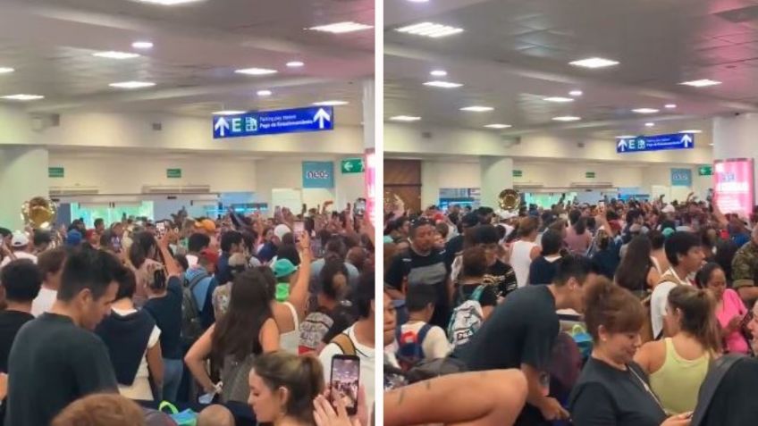 VIDEO: Mexicanos cantan el “Cielito Lindo” en el aeropuerto de Cancún tras la caída de Microsoft