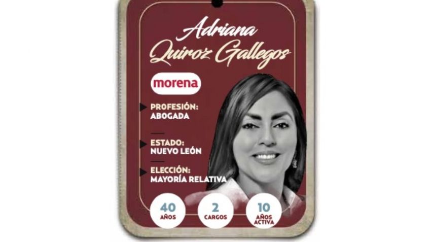 ¿Quién es Adriana Quiroz Gallegos, conoce a la próxima diputada?