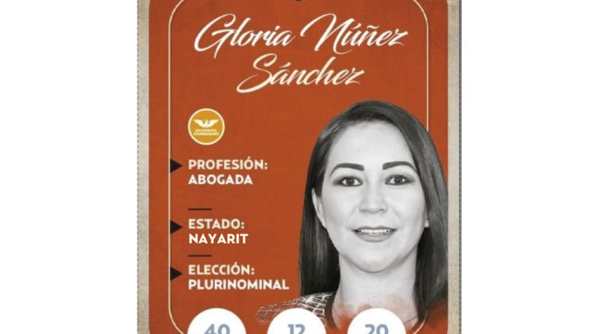 ¿Quién es Gloria Núñez Sánchez? Diputada por vía plurinominal de MC