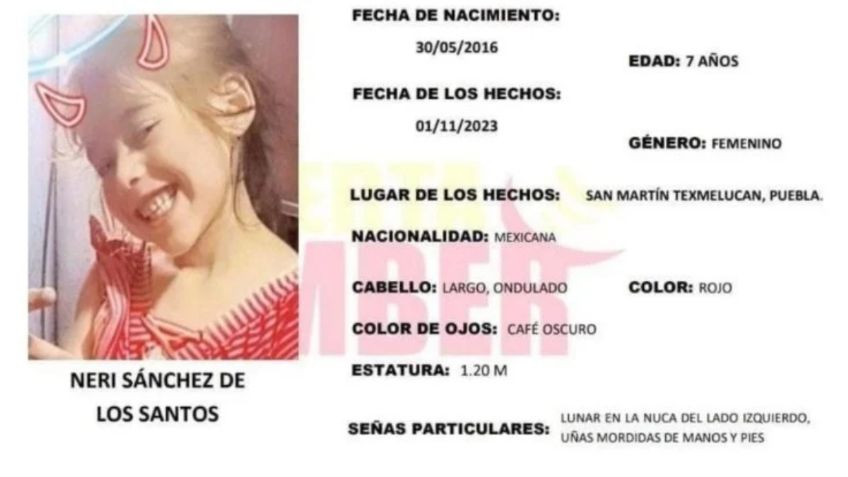 Padres de Neri la asesinaron, mintieron al reportarla desaparecida: confirma Fiscalía de Puebla