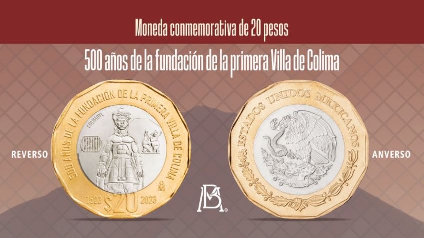 Banxico presenta nueva moneda de 20 pesos y la pone en circulación